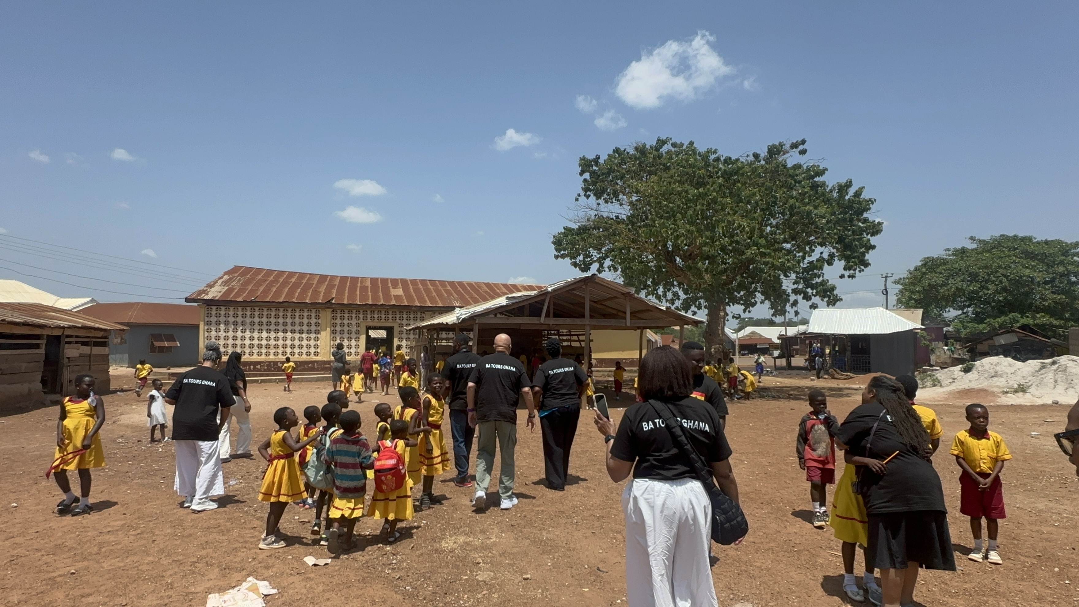School visit Ghana